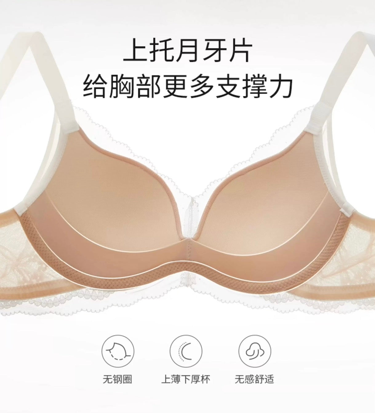 【新品】【絲之莎】【花露蕾絲提拉聚攏無鋼圈內衣】
