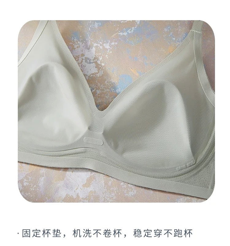 【新品】【莫奈】【愛心網紗極薄無鋼圈內衣】