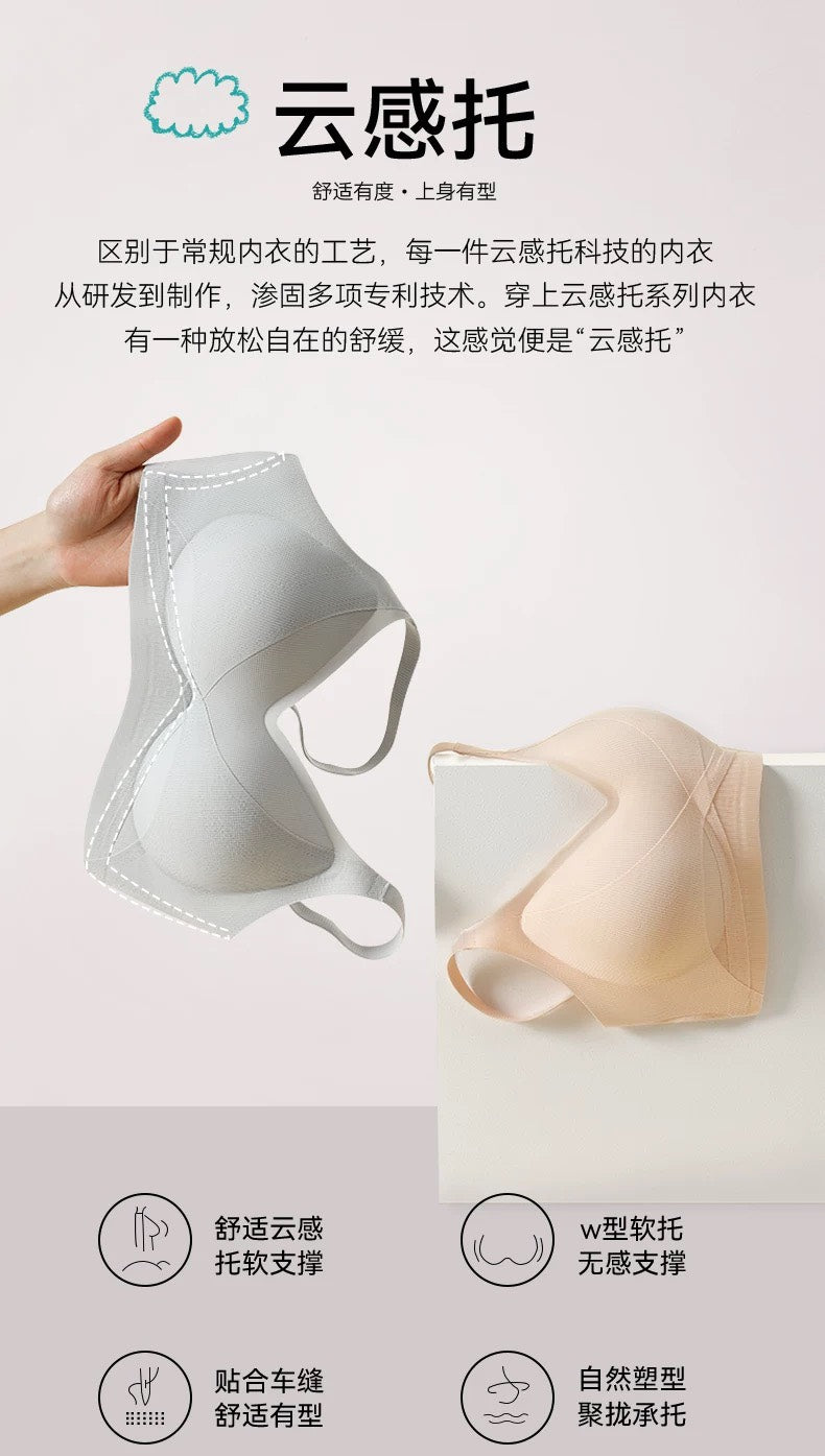 【新品】【思蘭芬】【全包覆集中聚攏無鋼圈內衣】